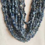 Authentic Kyanite Potato Tumbled Nugget Gemstones Bead 8-10mm -15.5" Strand