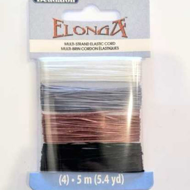Beadalon Elonga 4 Pack 0.7mm- 5m Roll