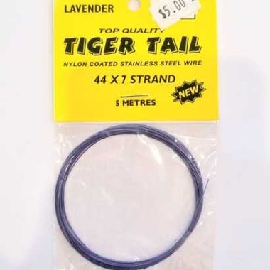 Tiger Tail Flexible Wire (Kaygee Product) 5m - Lavender