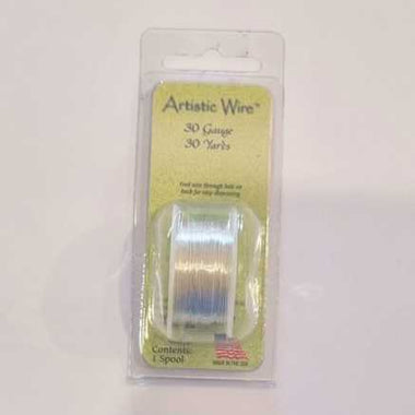 Artistic Wire Non Tarnish (Silver) - 30 Gauge