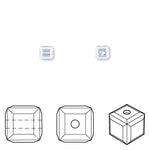 Swarovski Crystal Beads Cube 5601 8mm Choose colours