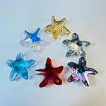 Swarovski Crystal Pendants Star Fish shape 16mm - Choose Colours