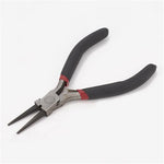 Carbon Steel Jewelry Plier Sets, including Wire Cutter Plier, Round Nose Plier, Side Cutting Plier and Crimping Plier