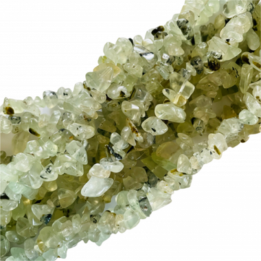 Authentic Prehnite Chips Crystal Gemstone Beads Strand 85cm