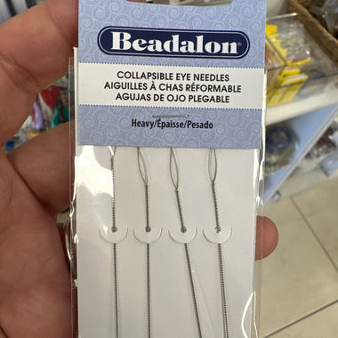 Beadalon Collapsible Eye Beading Needles, Seed Bead Needle 6.4cm