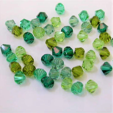 Swarovski Crystal Beads Bicone Crystal 4mm Evergreen