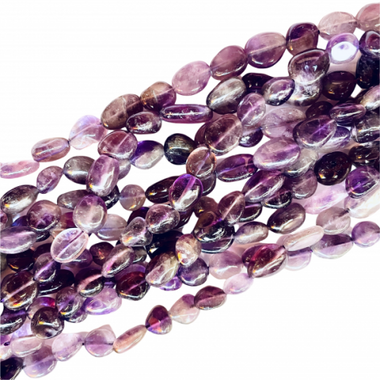 Authentic Best Quality Amethyst Potato Gemstone Beads 10x 8mm -15.5 Inches
