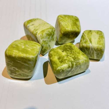 Genuine Serpentine Gemstone Crystal Tumble 3-4cm