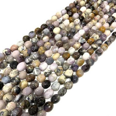 Purple Sage Opal Potato Tumbled Gemstones Beads 10*12mm -15" Strand