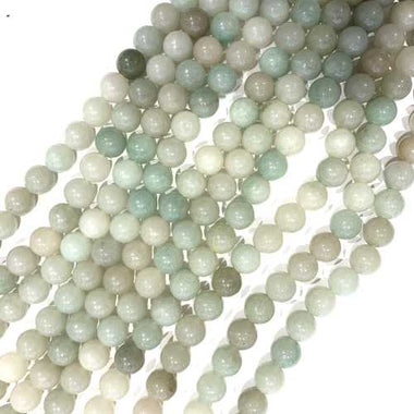 Shetai Jade Round Gemstone Beads – 15.5″ Strand