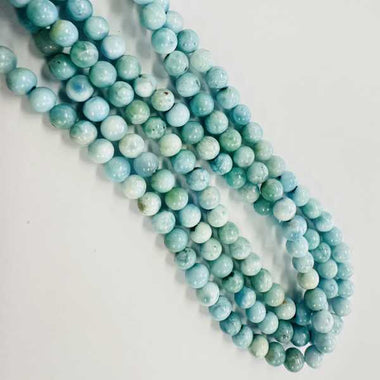''AAA'' LARIMAR Gemstone Crystal 15 Inch strand size 9mm Round Bead