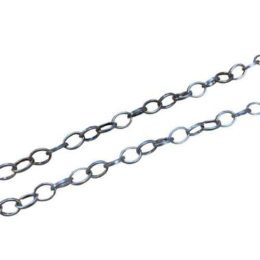 Nickel Free Silver Chain - Chain Link - 1 Metre