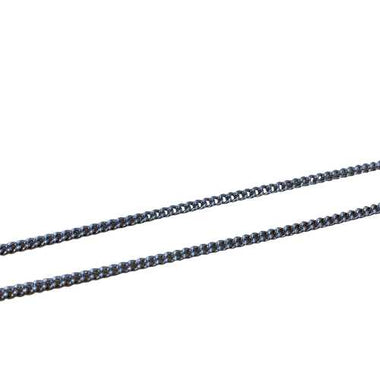 Nickel Free Tarnish Resistant Soldered Links Silver - Double Curb Style - 1 Meter Bag