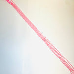 Rose Quartz Round Faceted Crystal Gemstone 2mm 15.5 inches strand