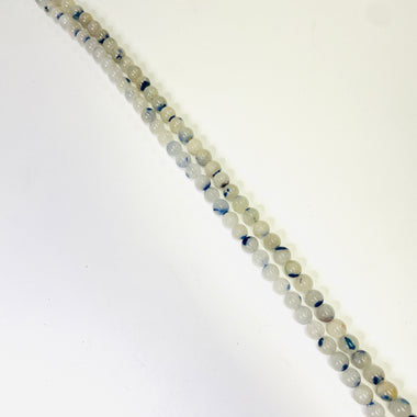RARE! Dumortierite Crystal Gemstone Beads Round 8mm 15.5'' Strand