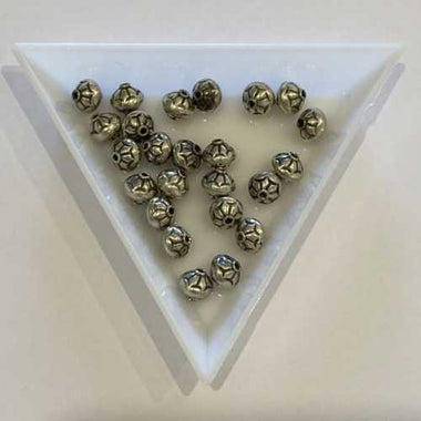 925 Sterling Silver Flower Spacer 7mm - 1pc