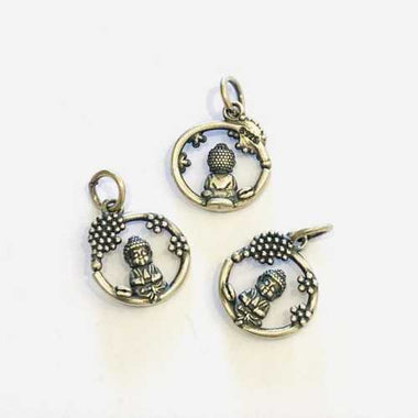 925 Sterling Silver Charms Buddha - 1pc