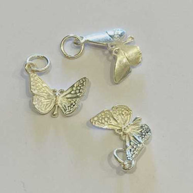 925 Sterling Silver Charm Butterfly - 1pc