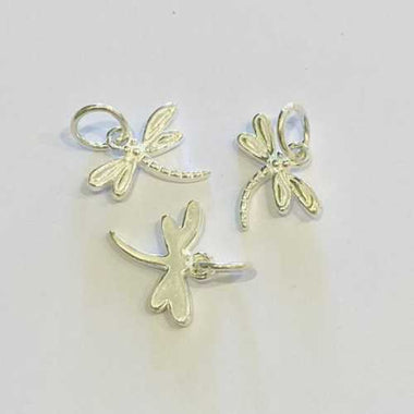925 Sterling Silver Charm Dragonfly - 1pc