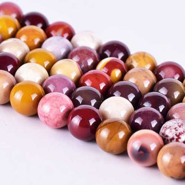 Mookaite - Loose Gemstone Beads - 20pcs