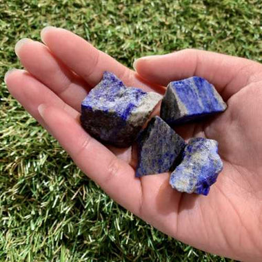 Authentic Lapis Lazuli Rough Crystal Gemstones 3.5 - 4.5 cm