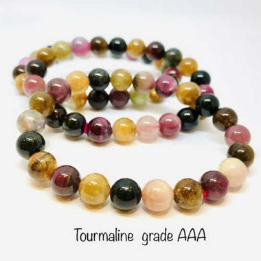 Tourmaline Grade "AAA" Gemstone Bracelet size 8mm