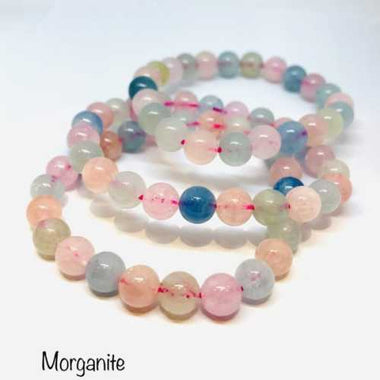 Morganite Gemstone Bracelet size 8mm