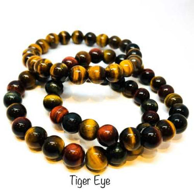 Tiger Eye Gemstone Elastic Bracelet size 8mm