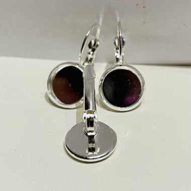 European Style Hypoallergenic silver Plated 10mm Cabochon setting set - 40pcs