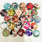 Glass Cabochon Material Flower Theme ( 10pcs )