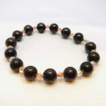Swarovski / Green Agate Gemstone Bracelet Grade A size 10mm