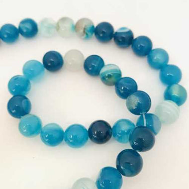 Lace Agate - Loose Gemstone Beads - 20pcs