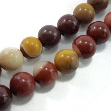 Mookaite Crystal Round Gemstone Beads 10mm