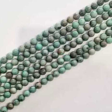 Turquoise Agate Round Gemstone Beads 8mm - 15.5" Strand | Embrace Spiritual Healing and Inner Wisdom