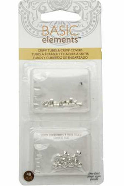 Bead Smith Basic Elements - French Crimp Set - Silver Plated