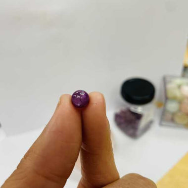 ''AAA'' Star Ruby Crystal Round Gemstones Beads 6mm ( 2pcs) - Beadsy Beads
