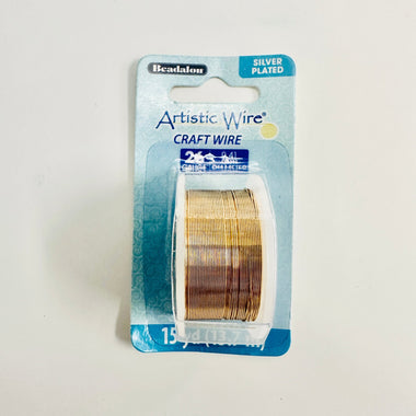 Artistic Wire - Silver Plated - 26 Gauge - Beadsy Beads