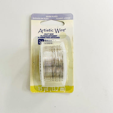 Artistic Wire - Silver Plated - 26 Gauge - Beadsy Beads