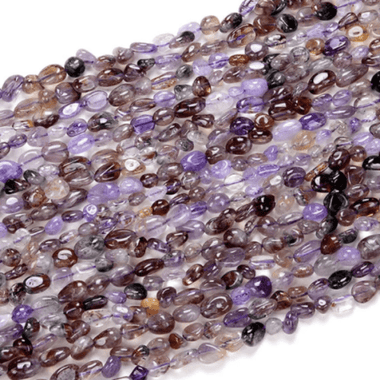 Auralite Small Nugget Gemstones Beads 4 - 6mm - 15.5" Strand - Beadsy Beads