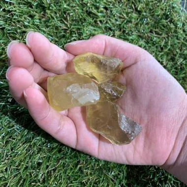 Authentic Citrine Rough Crystal Gemstones 3.5 - 4.5 cm - Beadsy Beads