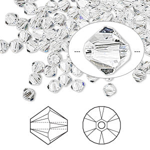 Swarovski Crystal Beads Bicone Crystal 4mm (Packet of 20pcs )