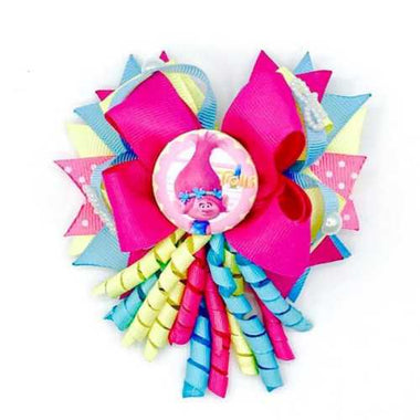 Fancy hair Bow Korker style Trolls - Beadsy Beads