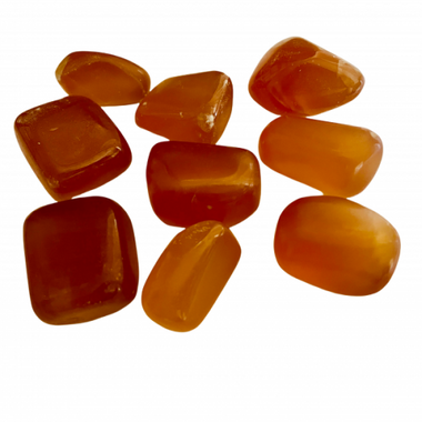 Genuine Honey Calcite Gemstone Crystal Tumble 3-4cm