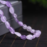GENUINE Lavender Quartz Potato Gemstones Beads 6*8mm - 15 Inches Strand - Beadsy Beads
