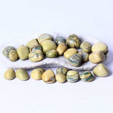 Genuine Phoenix / Ajoite / Eilat Gemstone Crystal Tumble 2 - 3cm - Beadsy Beads