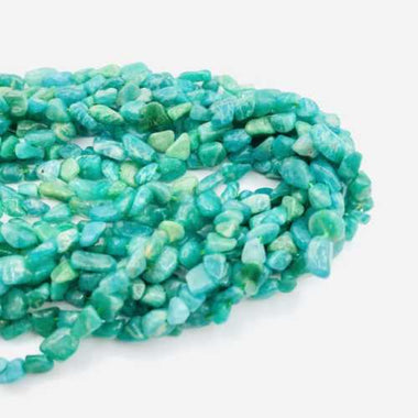 GENUINE Russian Amazonite Potato Gemstones Beads 6*8mm - 15 Inches Strand - Beadsy Beads