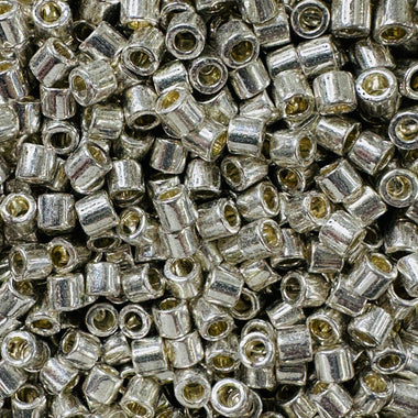 Japanese Miyuki Delica Seed Beads 8/0 DB0041 Silver Lined - 5 grams - Beadsy Beads