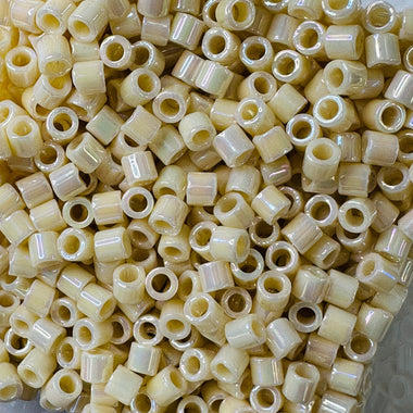 Japanese Miyuki Delica Seed Beads 8/0 DBL157 Cream - 5 grams - Beadsy Beads
