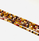 Mookaite Crystal Gemstone Faceted Beads Cube 2.5 mm - 15" Strand - Beadsy Beads