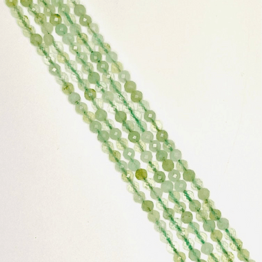 Mountain Jade Crystal Gemstone Beads Faceted Round - Choose Size - 15.5in Strand - Beadsy Beads